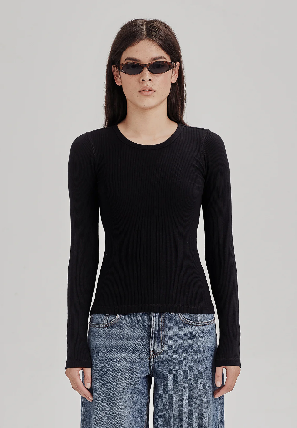 BASE RIB LS, BLACK - Image 3