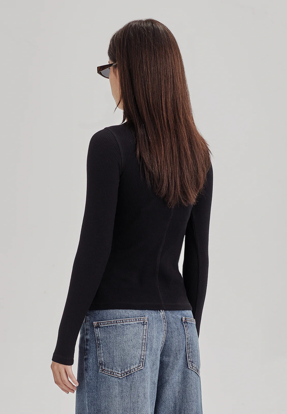 BASE RIB LS, BLACK - Image 4