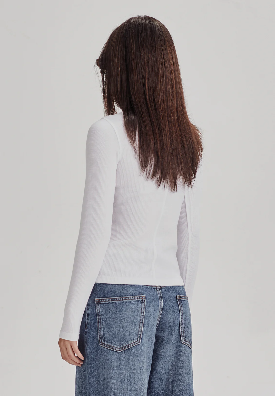 BASE RIB LS, WHITE - Image 3