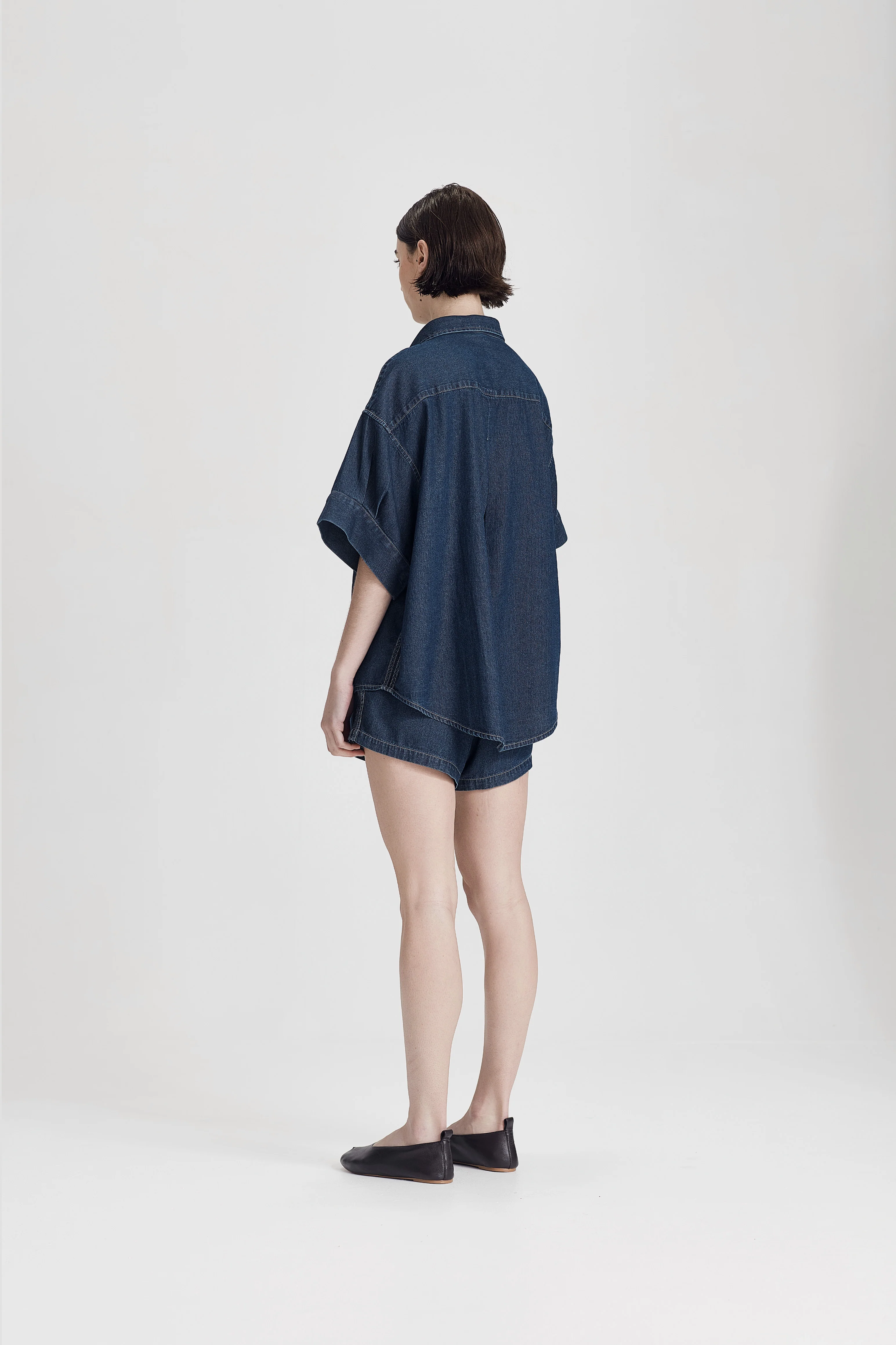 BOYFRIEND SHIRT, DARK CHAMBRAY - Image 3