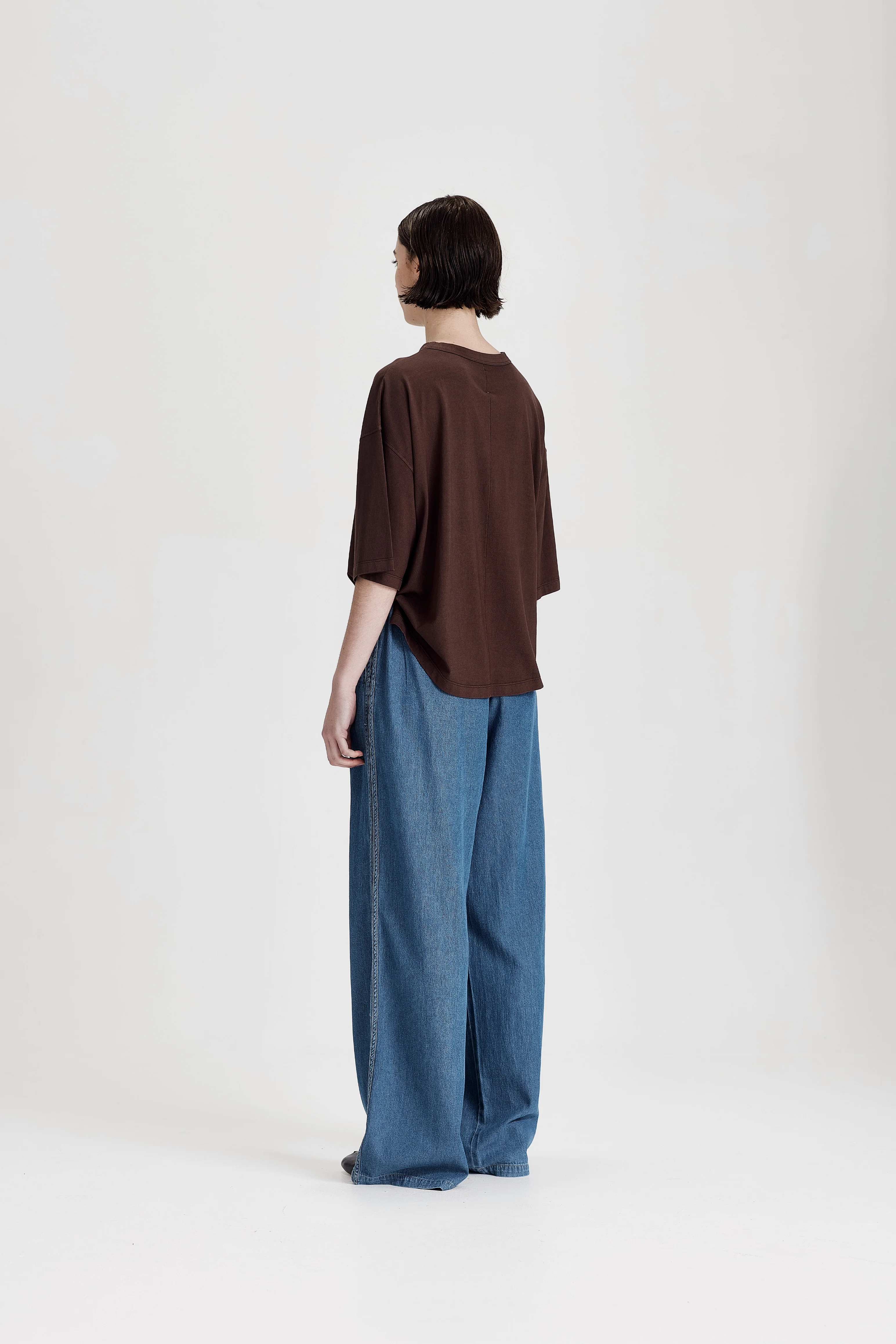 BOXY TEE, COCOA - Image 3