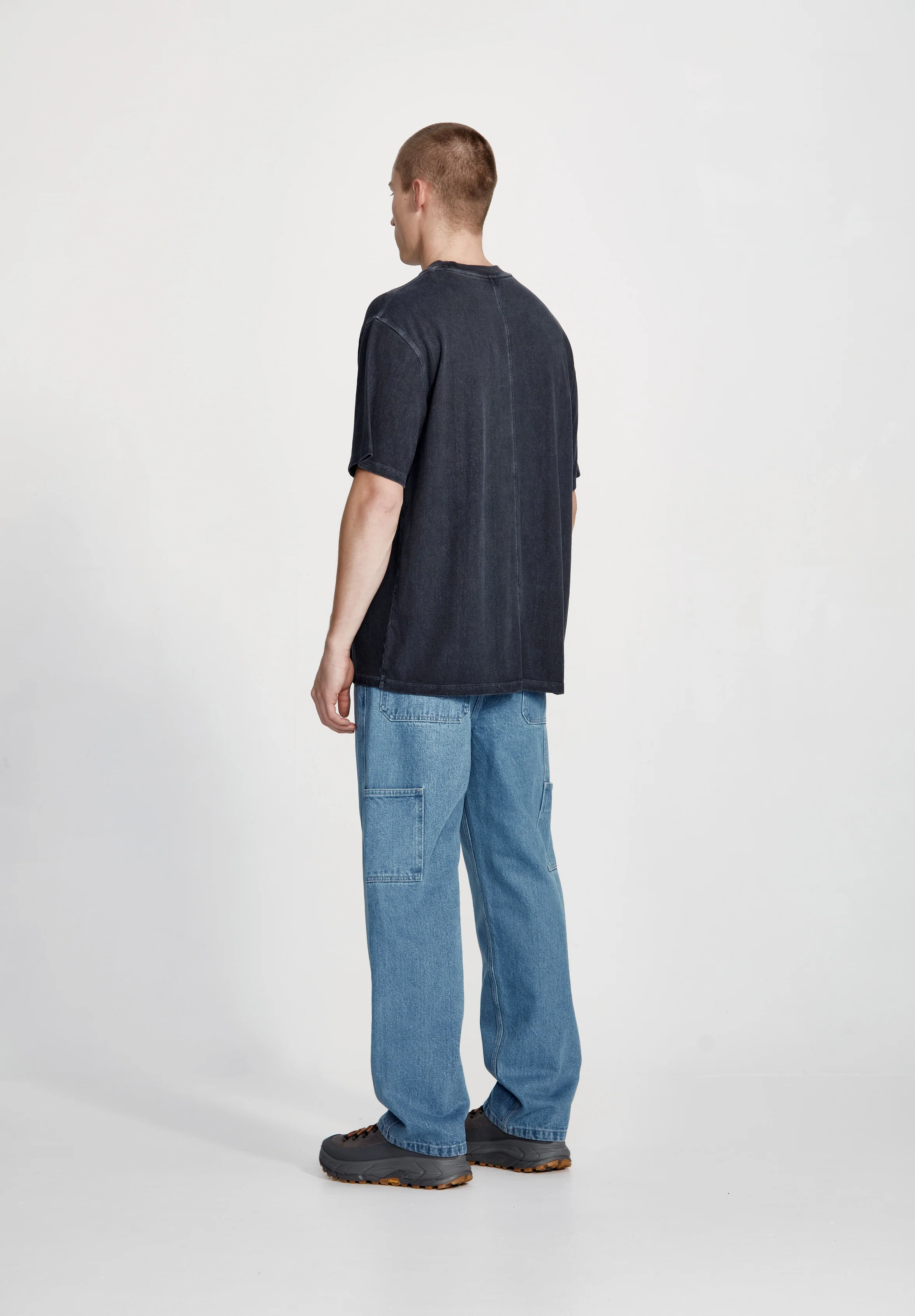 HEMP JERSEY STUDIO TEE, VINTAGE MIDNIGHT - Image 4