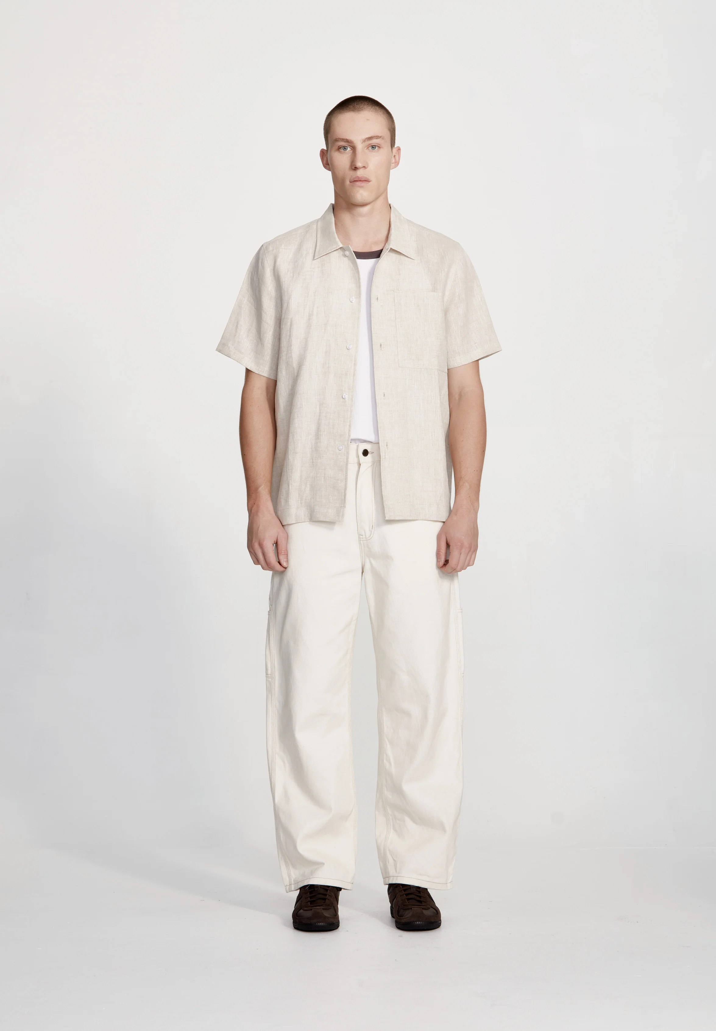 CAMPUS SS SHIRT, NATURAL - Image 3