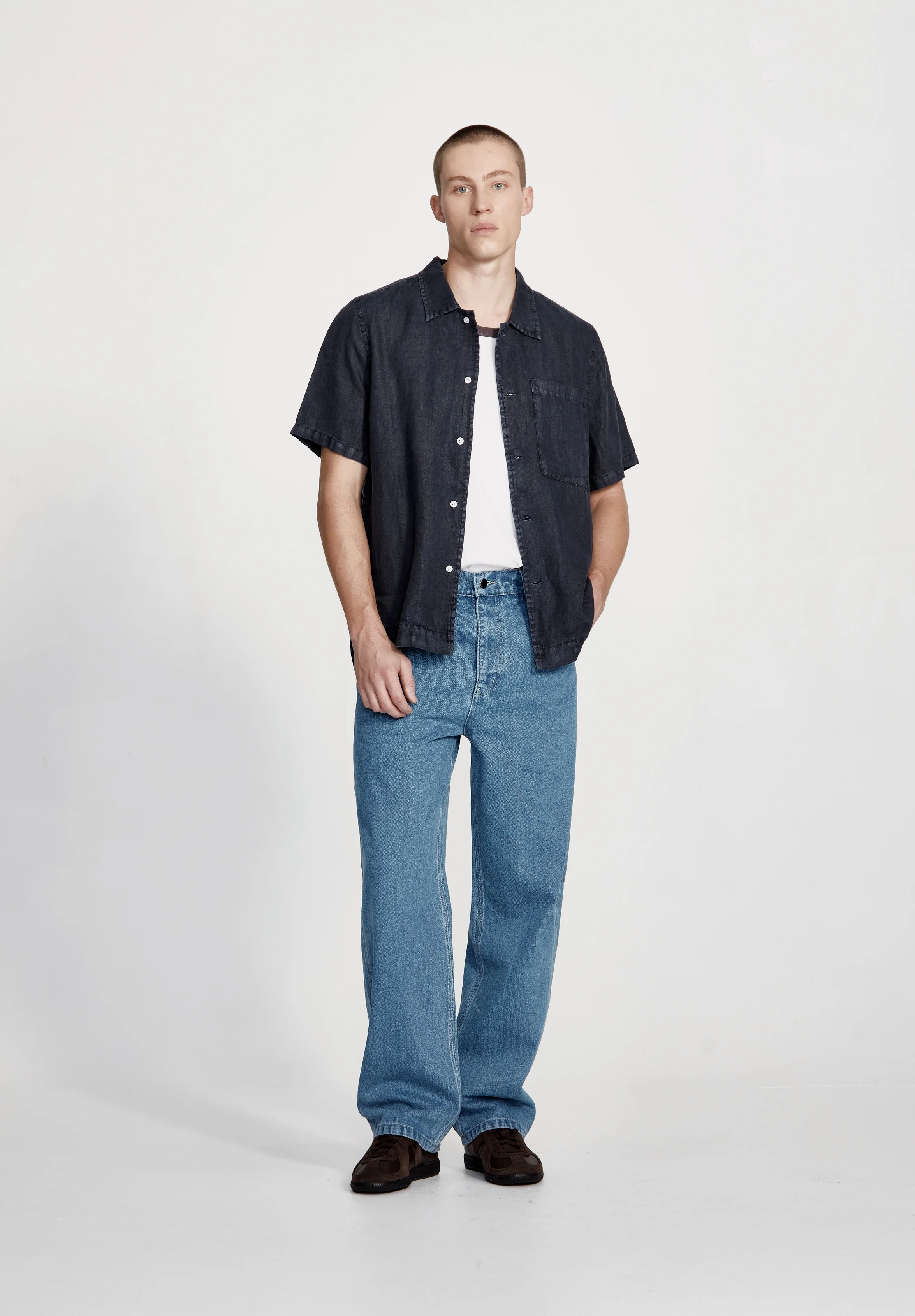 CAMPUS SS SHIRT, VINTAGE MIDNIGHT - Image 3