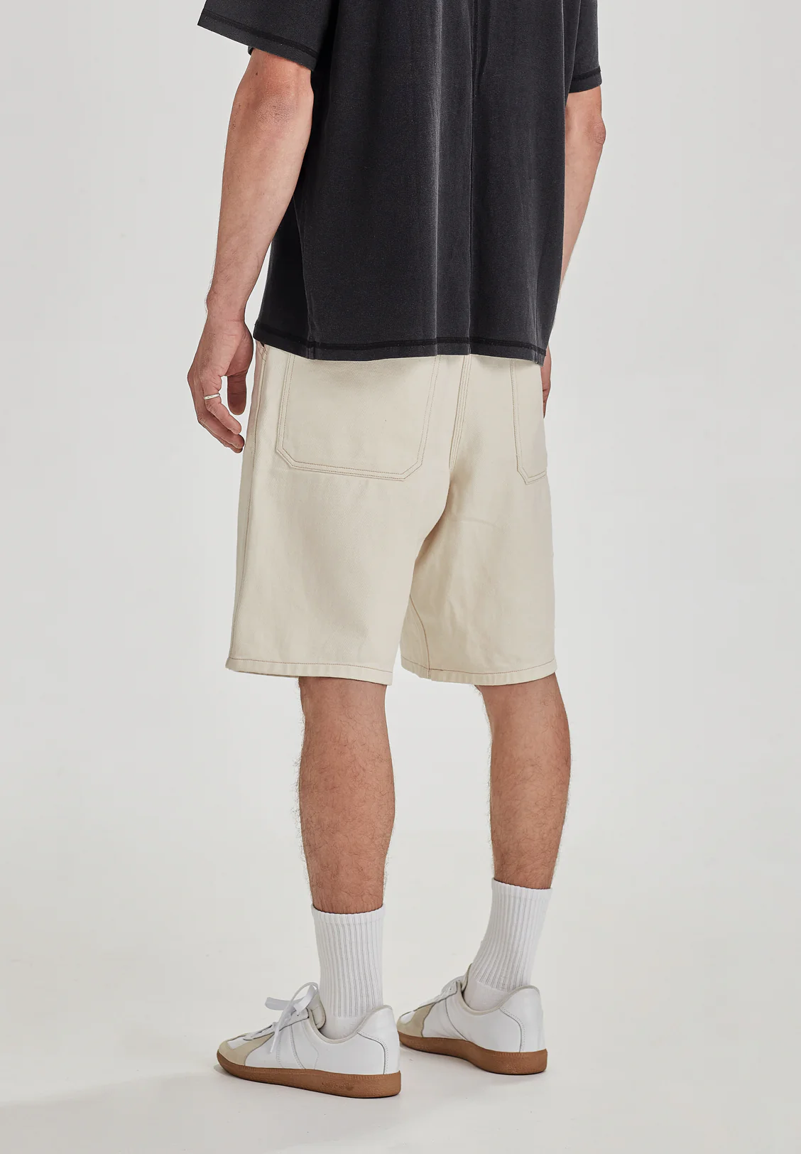 CARPENTER SHORT, ECRU - Image 4