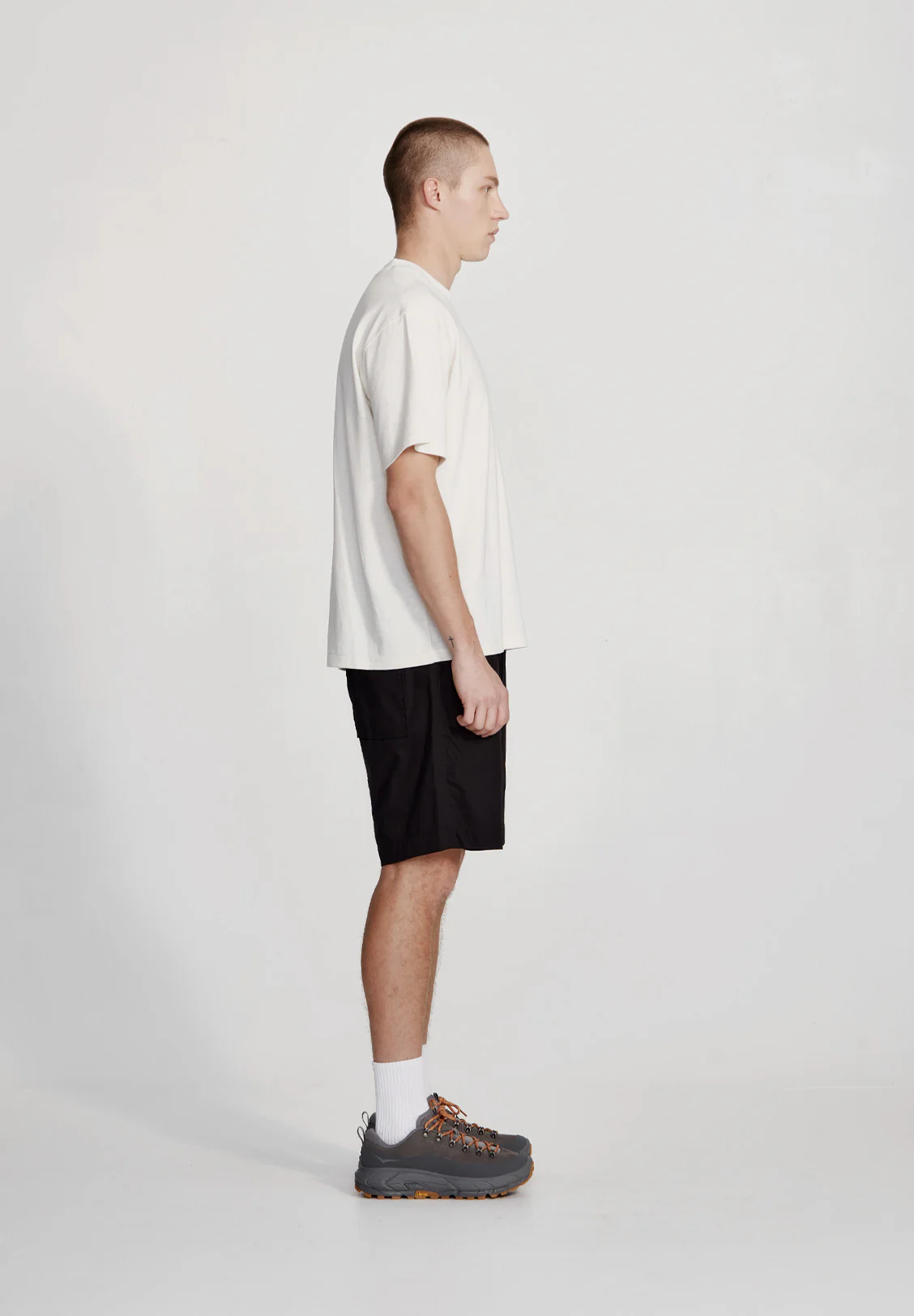 COTTON WALKSHORT, BLACK - Image 3