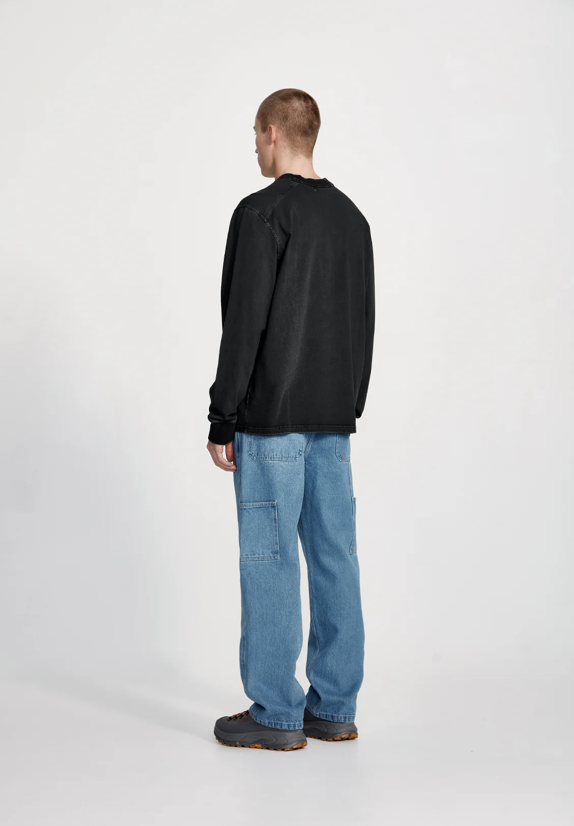HEAVY LS TEE, VINTAGE BLACK - Image 4