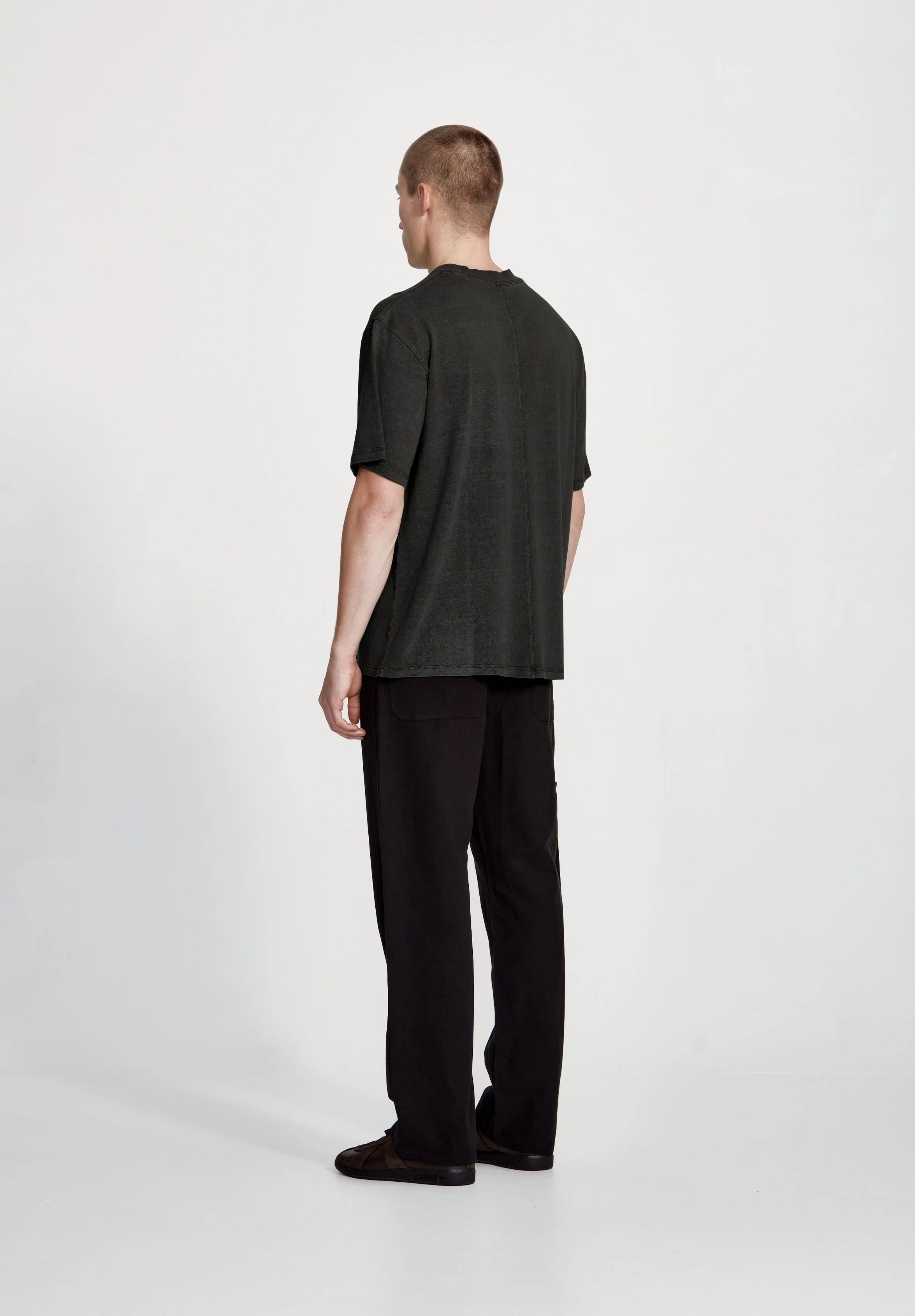 HEMP JERSEY STUDIO TEE, VINTAGE BLACK - Image 4