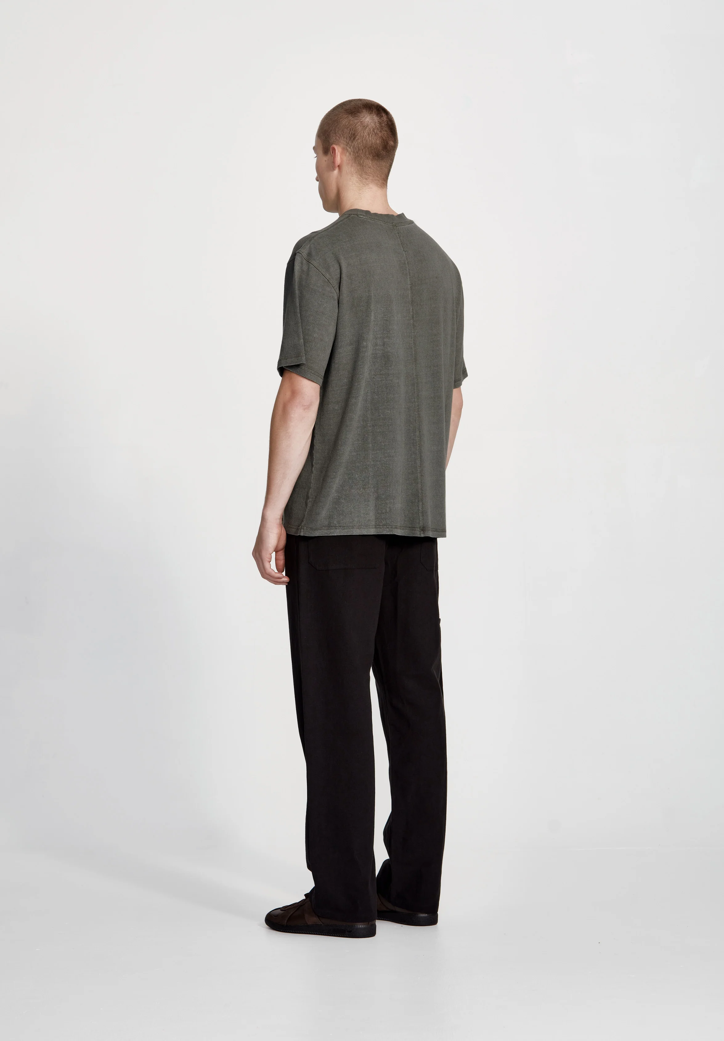 HEMP JERSEY STUDIO TEE, VINTAGE FOG - Image 4