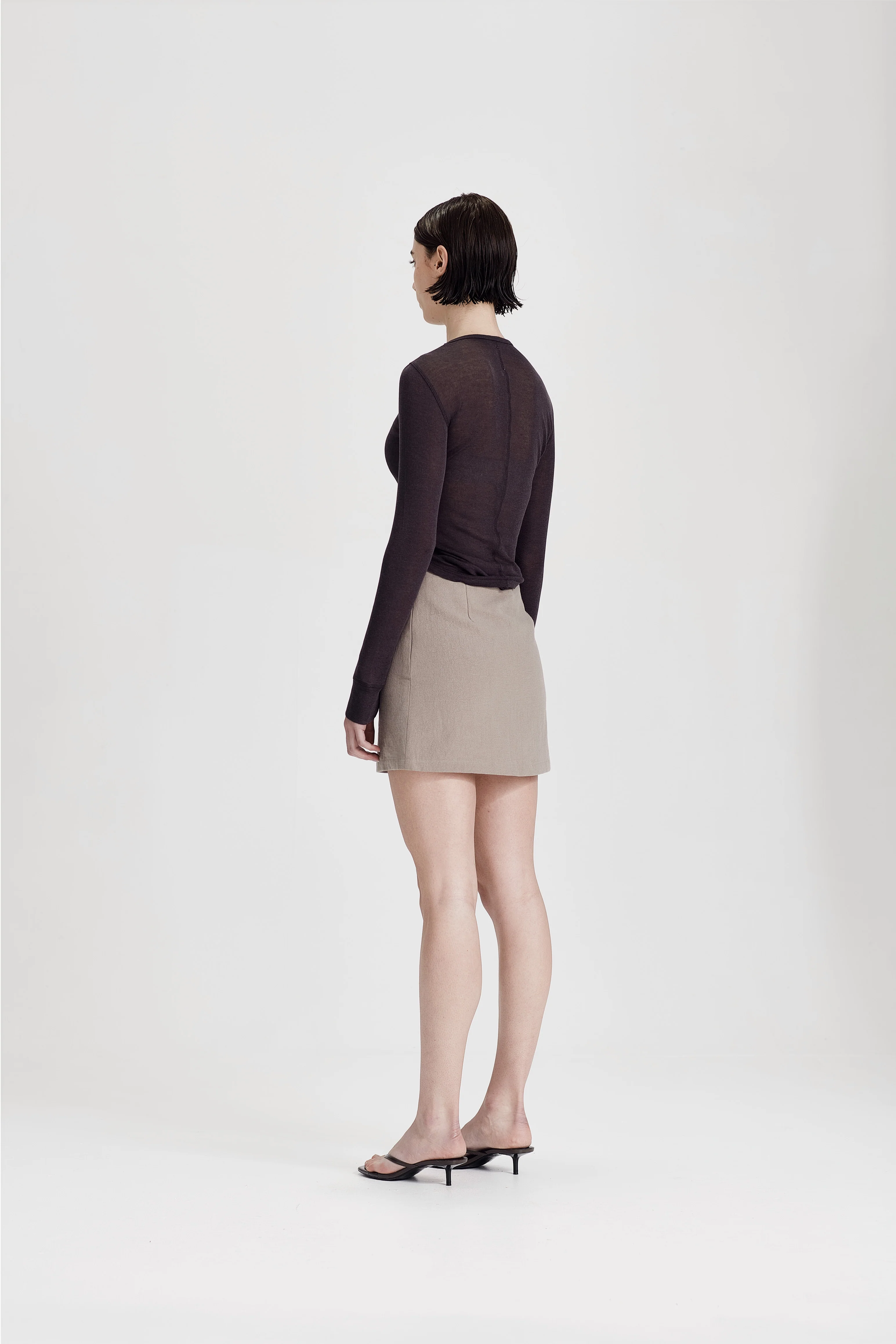 ULTRAFINE LS LAYER TEE, BLACK - Image 3
