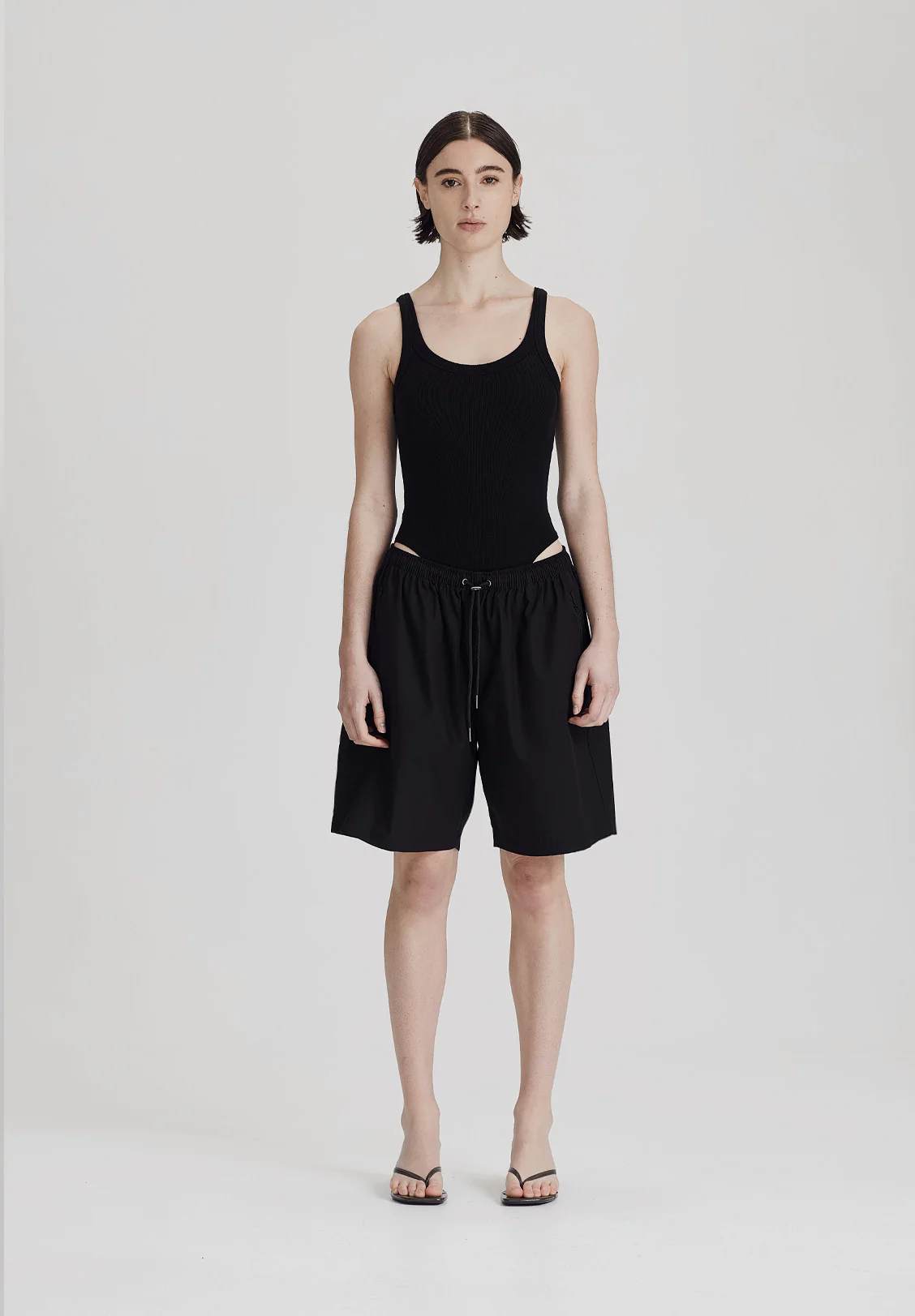 WOMENS BODY SUIT, BLACK - Image 3