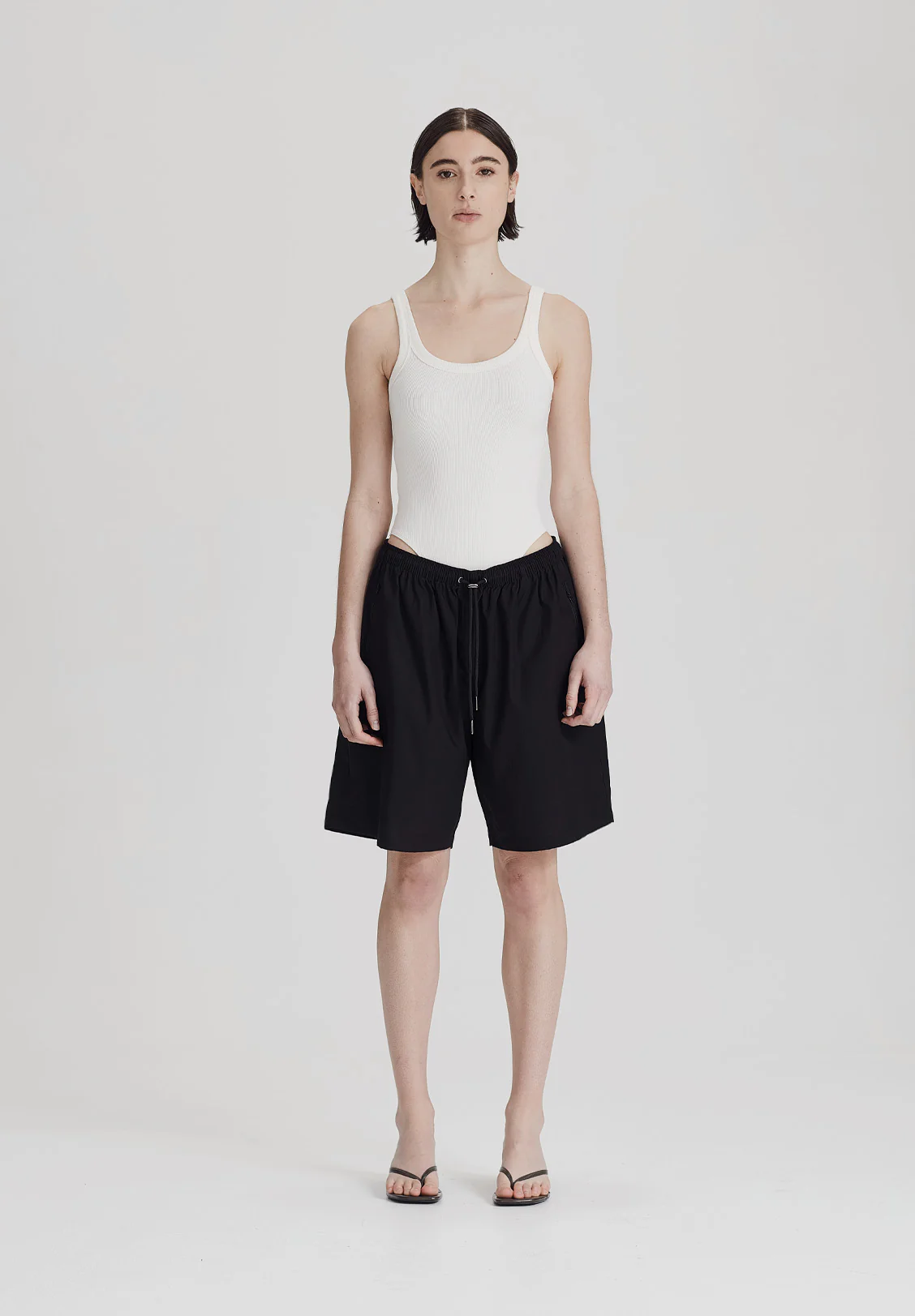 WOMENS BODY SUIT, WHITE - Image 3