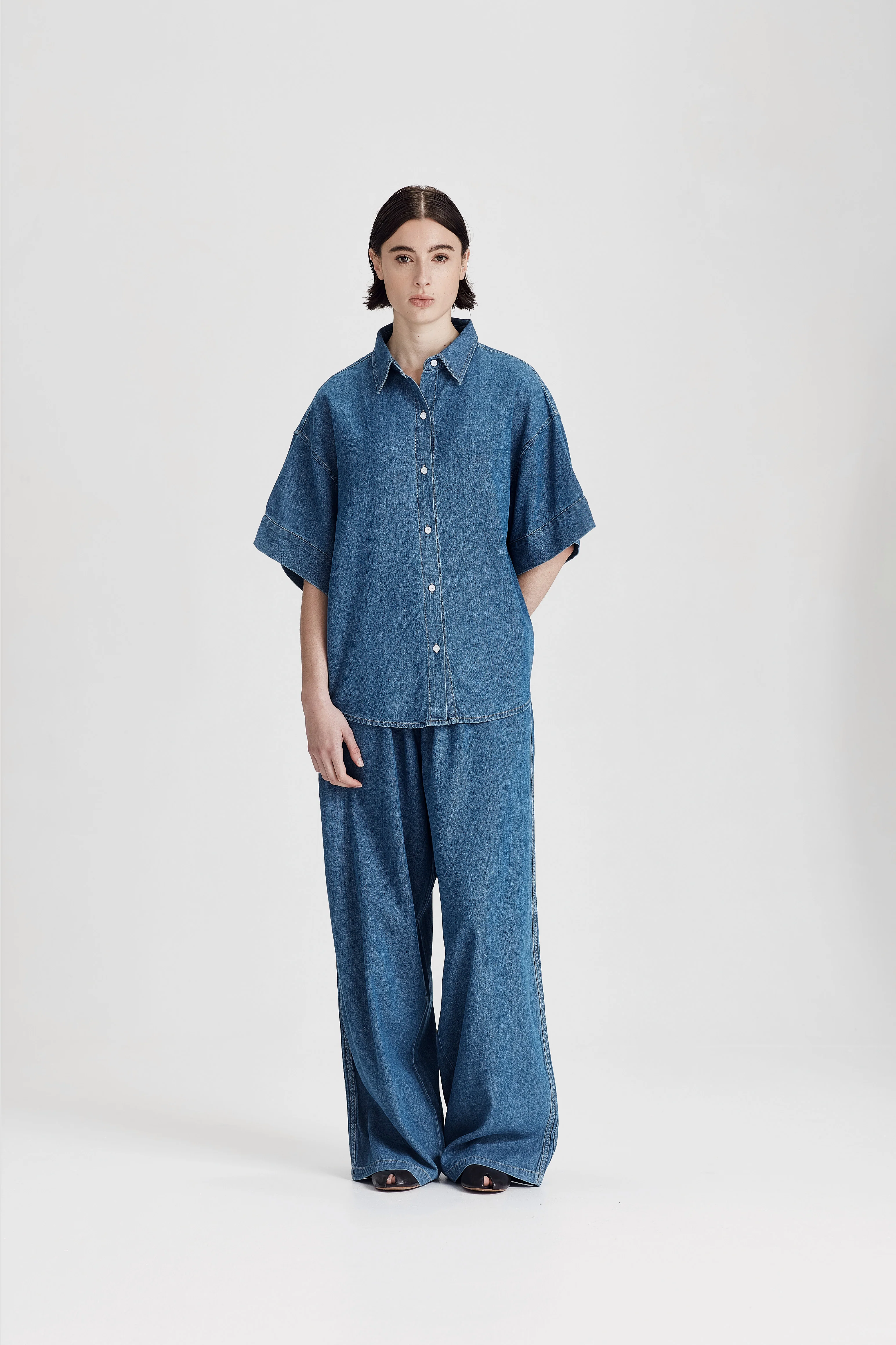 BOYFRIEND SHIRT, CHAMBRAY - Image 4