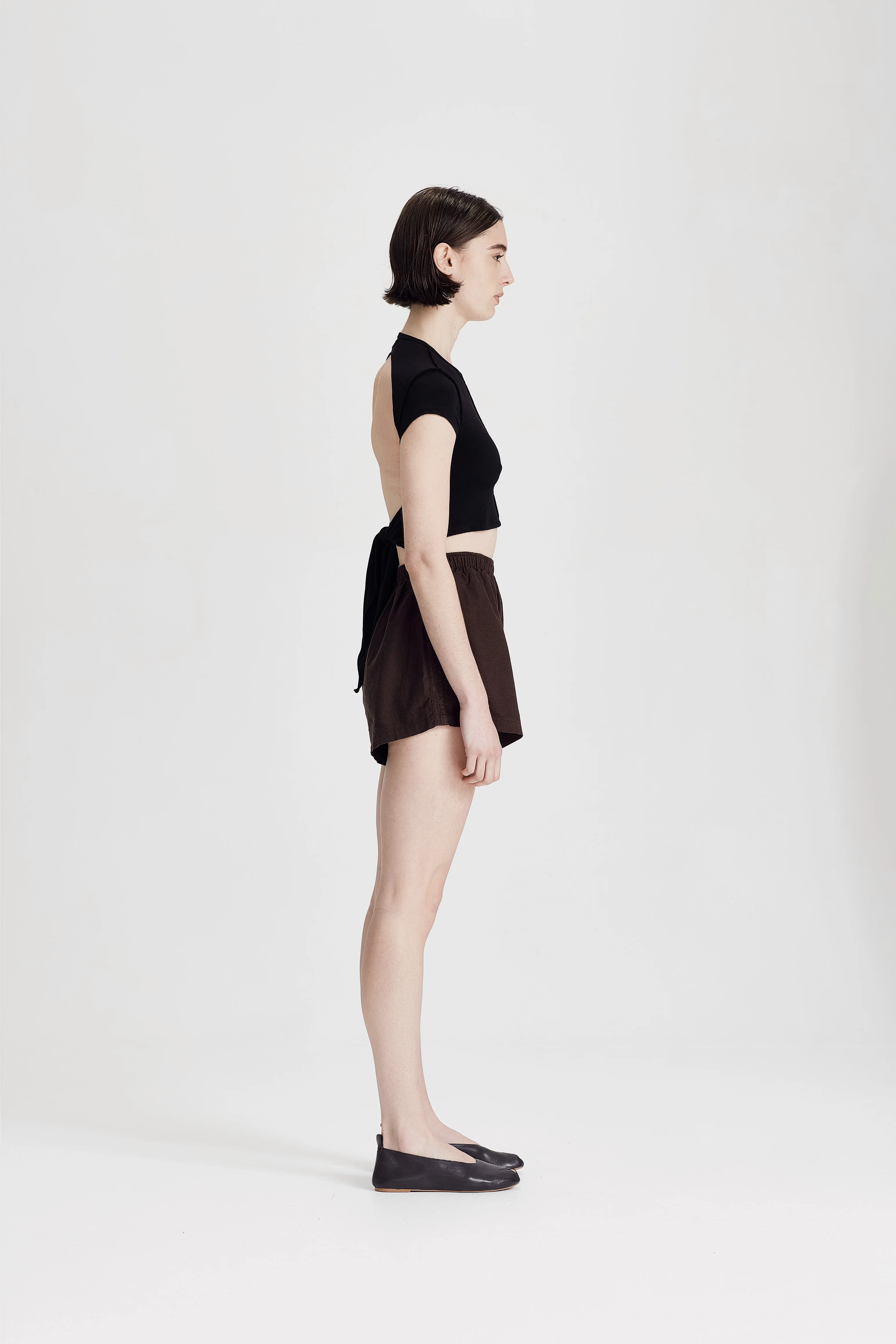 BOYFRIEND SHORT, COCOA - Image 6