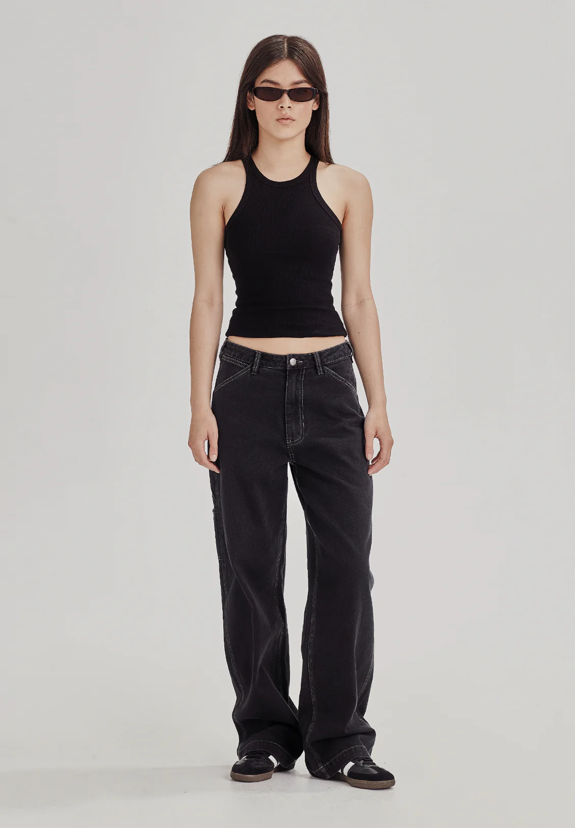 WOMENS CARPENTER PANT, VINTAGE BLACK