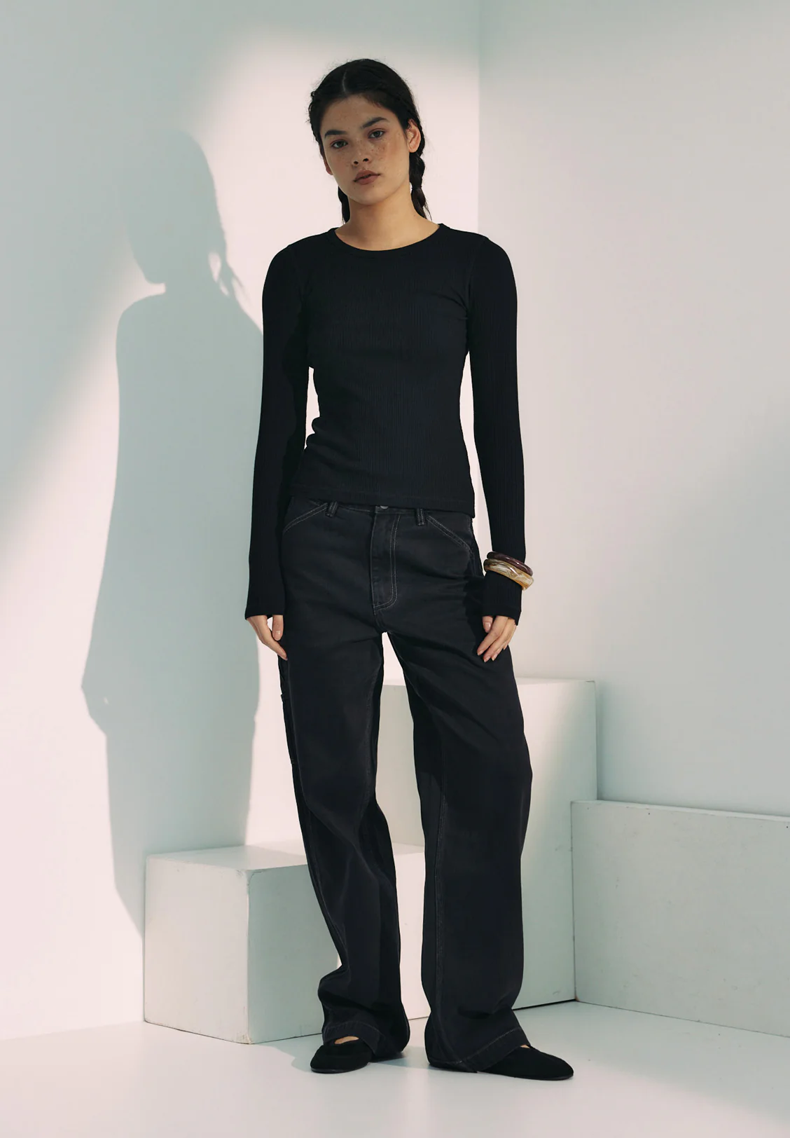 WOMENS CARPENTER PANT, VINTAGE BLACK - Image 8