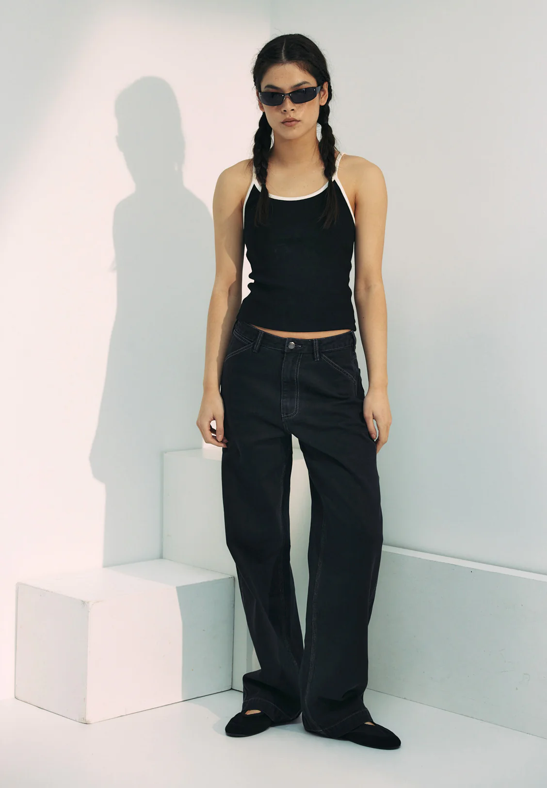 WOMENS CARPENTER PANT, VINTAGE BLACK - Image 9