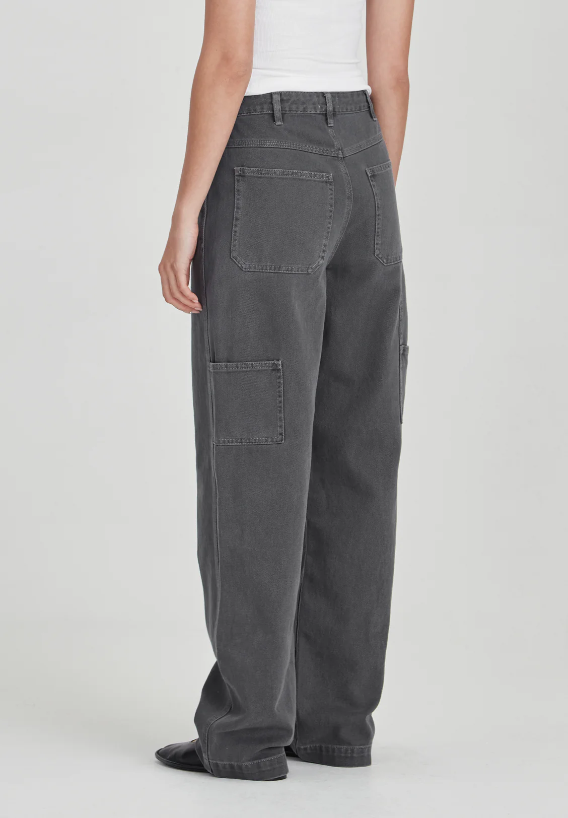 WOMENS CARPENTER PANT, VINTAGE GREY - Image 4