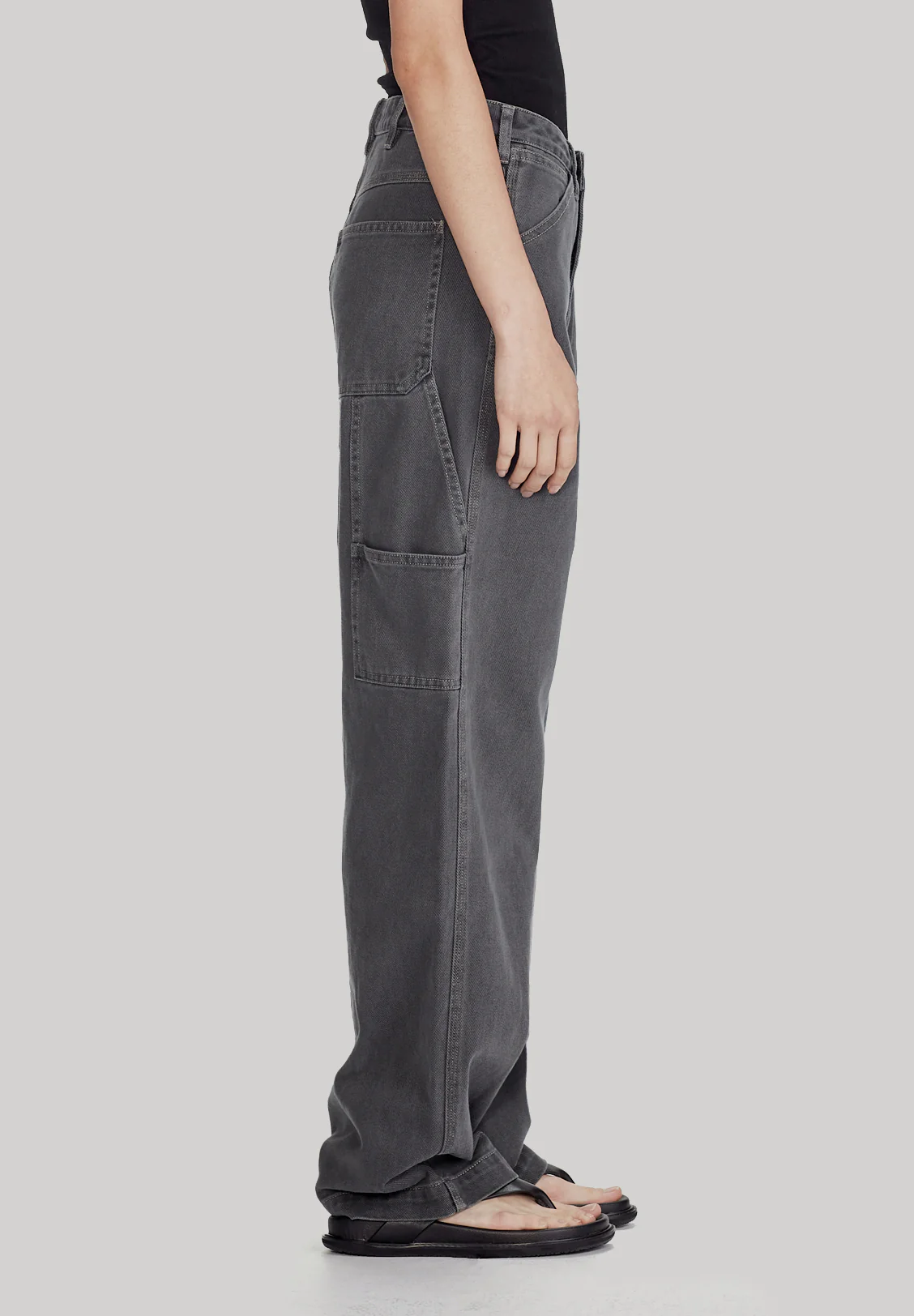 WOMENS CARPENTER PANT, VINTAGE GREY - Image 5