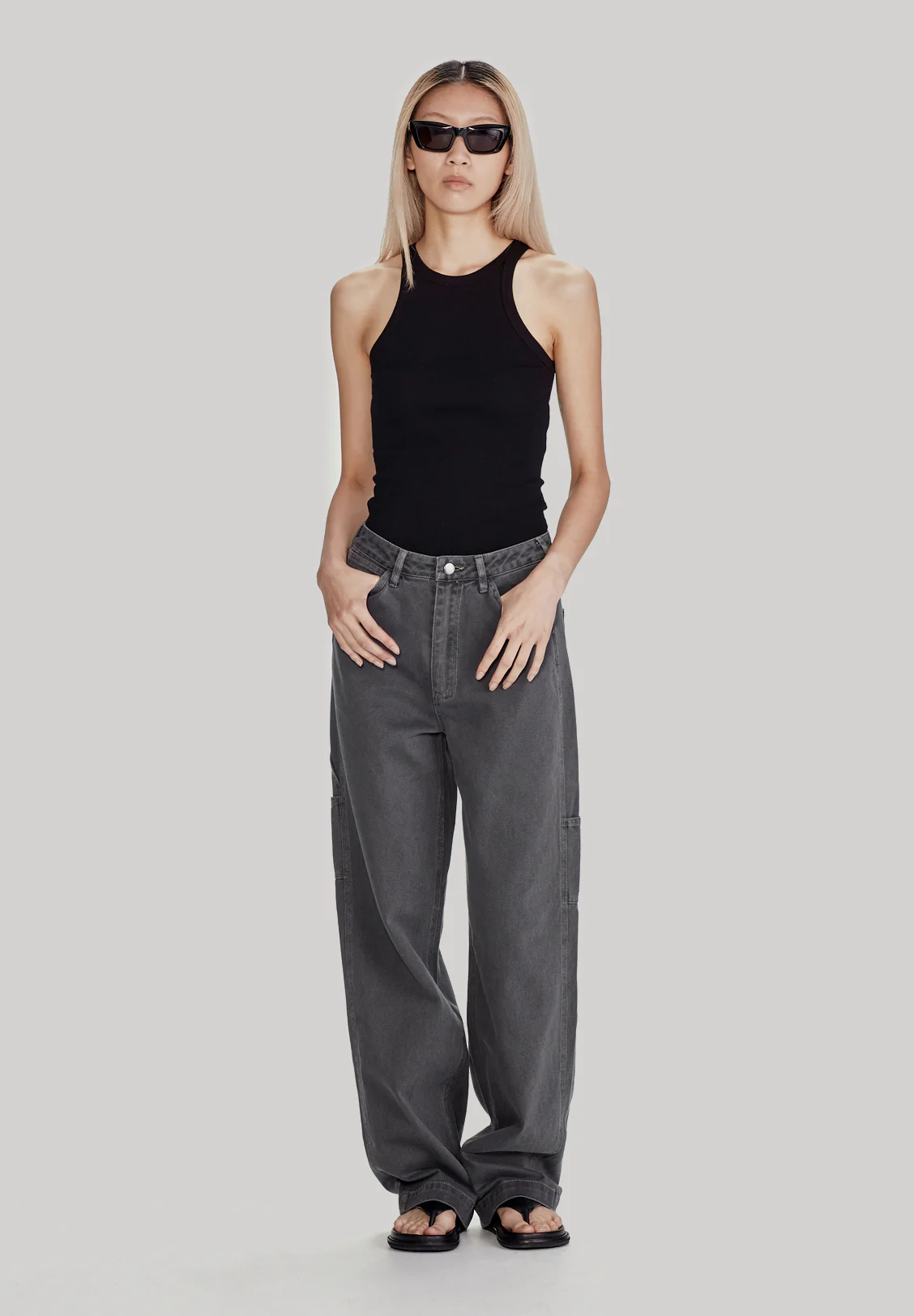 WOMENS CARPENTER PANT, VINTAGE GREY - Image 6