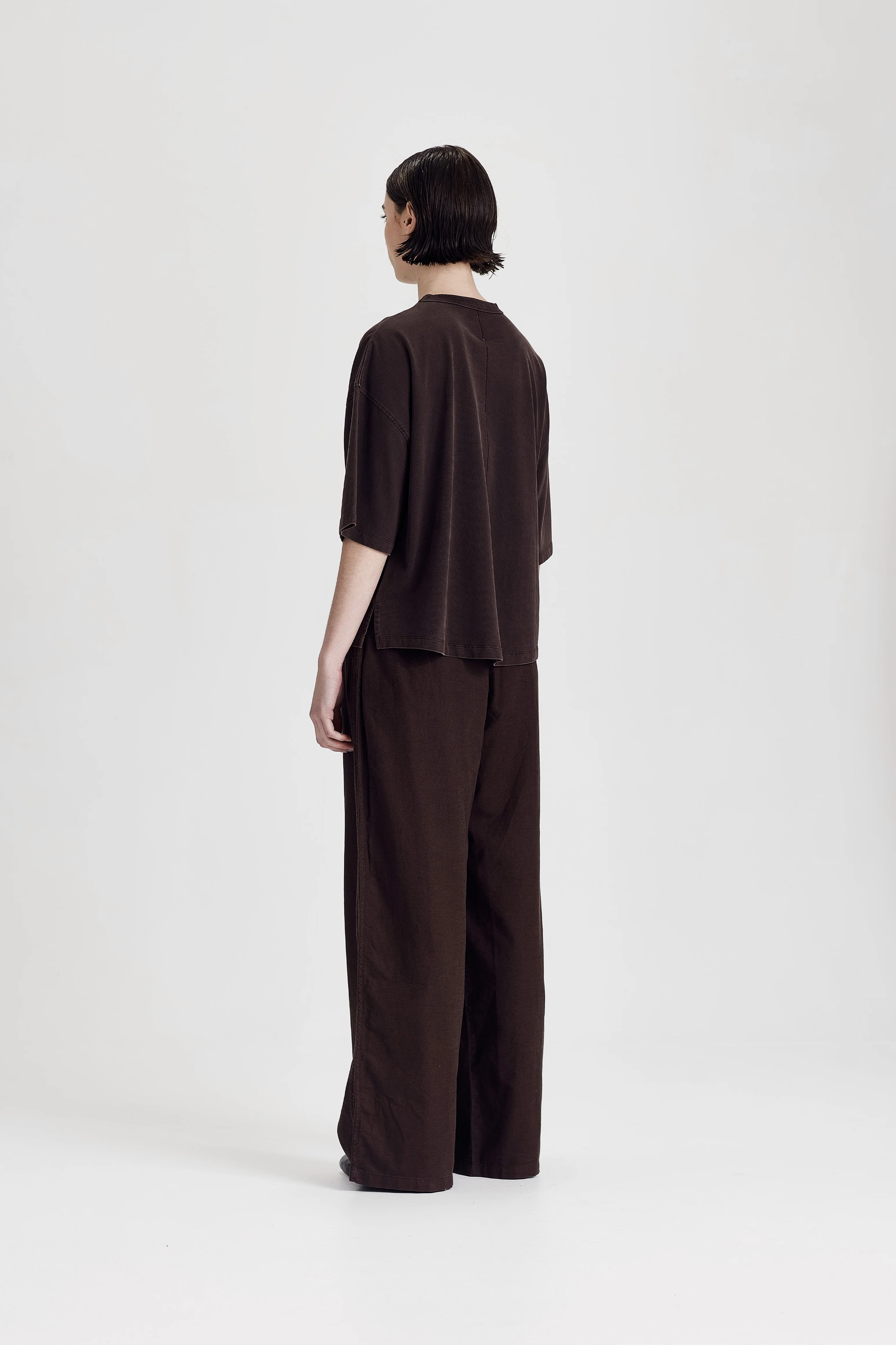 HEAVY BOXY TEE, COCOA - Image 3