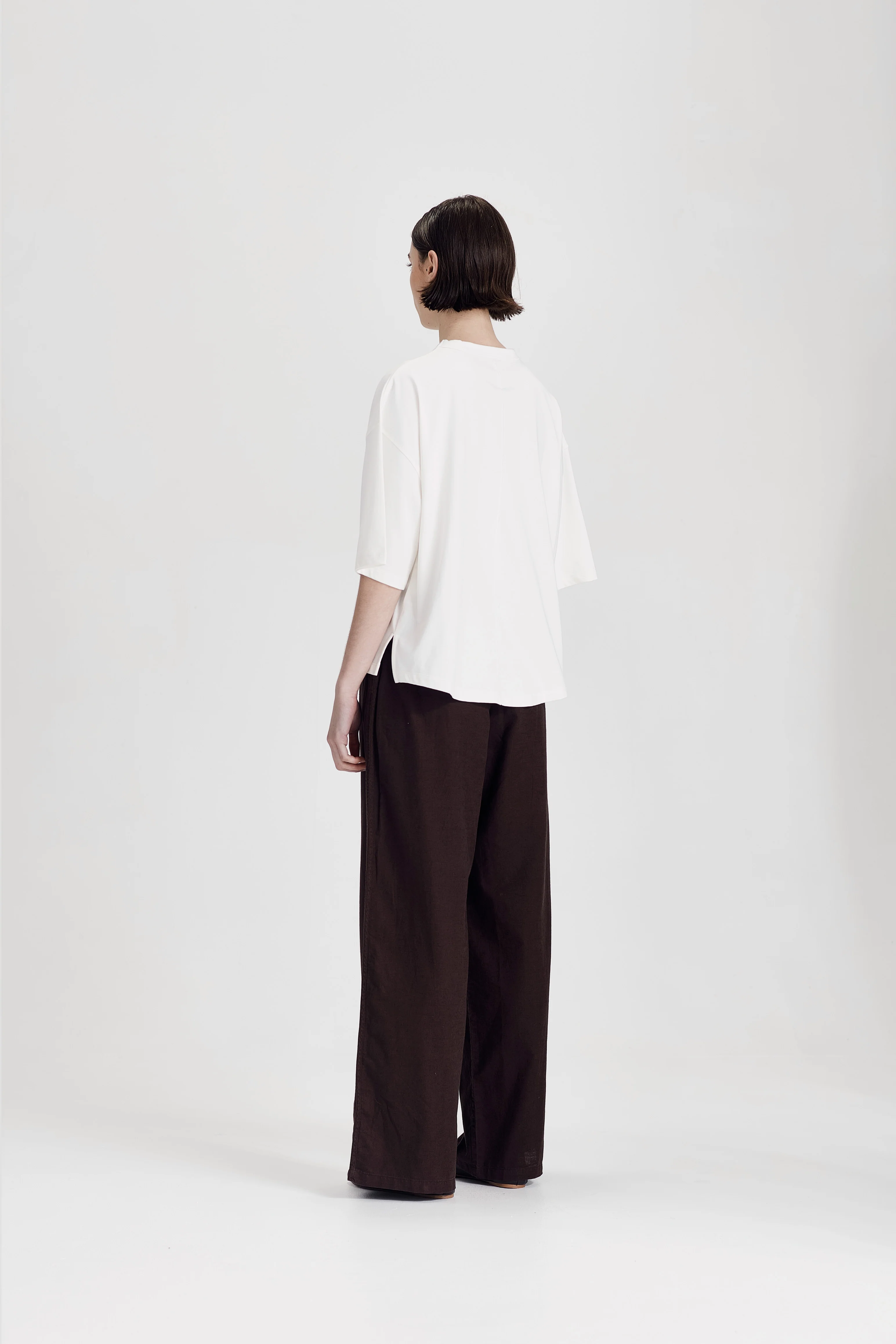 HEAVY BOXY TEE, WHITE - Image 3