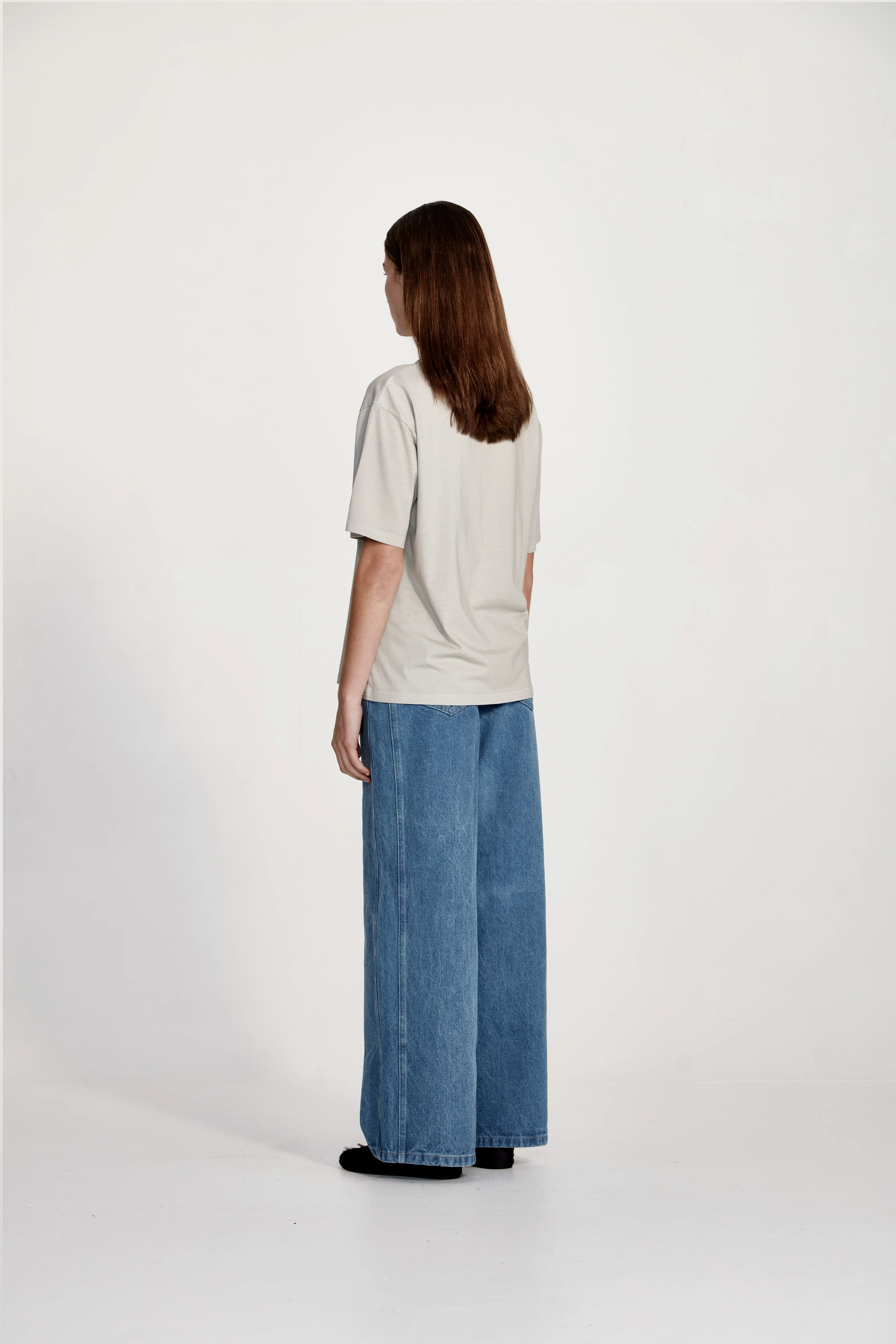 WOMENS RELAXED TEE, COCOA - Image 6